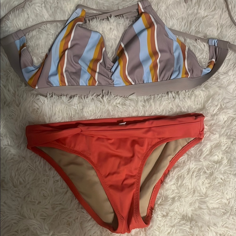 Bikini Set with adjustable strap for custom fit flattering Classic Design